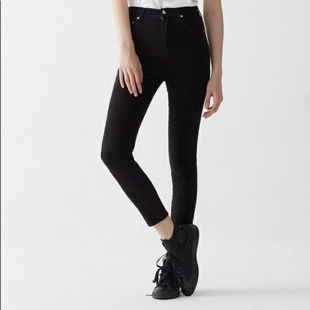 *Agolde Filter Free High Rise Black Skinny Jeans size 24